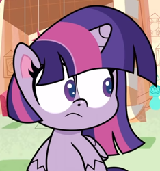 Size: 624x667 | Tagged: safe, imported from derpibooru, screencap, twilight sparkle, alicorn, pony, my little pony: pony life, potion mystery, spoiler:pony life s01e19, cropped, female, g4.5, shrunken pupils, solo, twilight sparkle (alicorn)