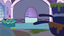 Size: 1280x720 | Tagged: safe, imported from derpibooru, screencap, season 2, sisterhooves social, background, carousel boutique, liminal space, no pony, scenic ponyville