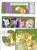 Size: 1622x2168 | Tagged: safe, artist:cmara, imported from derpibooru, applejack, fluttershy, pinkie pie, rarity, spike, twilight sparkle, alicorn, dragon, earth pony, pegasus, pony, unicorn, comic:i'm busy, abuse, angry, applejack's hat, comic, cowboy hat, crying, female, flutterbitch, fluttershy is not amused, hat, hospital, implied rainbow dash, jackabuse, makeup, male, mare, mascara, open mouth, out of character, ponyville hospital, punch, rage, raised hoof, running makeup, sad, shocked, twilight sparkle (alicorn), unamused, violence, winged spike, wings