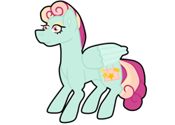 Size: 1280x915 | Tagged: safe, artist:crownofslime, artist:php138, imported from derpibooru, oc, oc:april showers, pegasus, pony, offspring, parent:applejack, parent:zephyr breeze, parents:zephyrjack, simple background, solo, transparent background