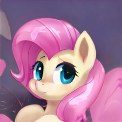 Size: 1024x1024 | Tagged: safe, artist:thisponydoesnotexist, imported from derpibooru, pony, ai content, ai generated, female, generator:thisponydoesnotexist, mare, neural network, not fluttershy, simple background, solo