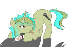 Size: 1200x800 | Tagged: safe, artist:scoundrel scaramouche, imported from derpibooru, oc, oc only, oc:piper, pony, unicorn, collar, face down ass up, female, male, mare, owner:brainiac, solo, stallion