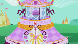 Size: 1280x720 | Tagged: safe, imported from derpibooru, screencap, sisterhooves social, background, carousel boutique, no pony, ponyville, scenic ponyville