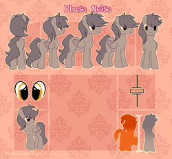 Size: 4000x3700 | Tagged: safe, artist:paradiseskeletons, imported from derpibooru, oc, oc only, oc:phase noise, pegasus, pony, reference sheet, solo