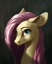 Size: 662x812 | Tagged: safe, artist:28gooddays, imported from derpibooru, fluttershy, pegasus, pony, bust, female, portrait, solo