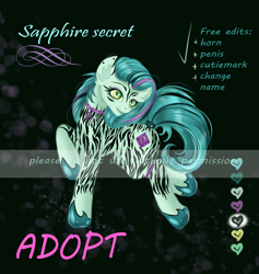 Size: 1423x1500 | Tagged: safe, artist:mdwines, imported from derpibooru, oc, oc only, pony, zebra, adoptable, adoption, adopts, advertisement, advertising, auction, auction open, cutie mark, female, filly, goth, gothic, gothic lolita, mare, original character do not steal, solo, zebra oc