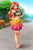 Size: 3333x5000 | Tagged: safe, artist:racoonsan, imported from derpibooru, sunset shimmer, human, equestria girls, anime, barefoot, barefooting, beautiful, beautisexy, bedroom eyes, belly button, big breasts, bikini, black swimsuit, bracelet, breasts, busty sunset shimmer, clothes, commission, cute, cutie mark swimsuit, eyeshadow, feet, female, human coloration, jeweled swimsuit, jewelry, looking at you, makeup, sarong, sexy, shirt, skirt, stupid sexy sunset shimmer, summer sunset, swimsuit