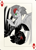 Size: 731x1024 | Tagged: safe, artist:move, imported from derpibooru, ace, oc, oc only, oc:move, pegasus, pony, ace of hearts, duo, gray mane, green eyes, grey fur, playing card, shadow, smiling, wings