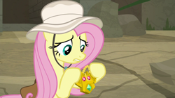 Size: 1920x1080 | Tagged: safe, imported from derpibooru, screencap, fluttershy, pony, daring doubt, female, solo, truth talisman