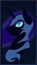 Size: 1080x1920 | Tagged: safe, artist:tiviyl, artist:tiviyl scratch, imported from derpibooru, nightmare moon, alicorn, pony, armor, female, helmet, profile, side view, solo