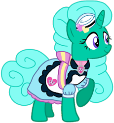 Size: 974x1053 | Tagged: safe, artist:徐詩珮, imported from derpibooru, glitter drops, pony, unicorn, series:sprglitemplight diary, series:sprglitemplight life jacket days, series:springshadowdrops diary, series:springshadowdrops life jacket days, alternate universe, base used, clothes, cute, paw patrol, simple background, skye (paw patrol), transparent background