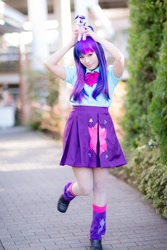 Size: 400x600 | Tagged: safe, artist:saorich, imported from derpibooru, twilight sparkle, human, clothes, cosplay, costume, irl, irl human, japan, photo, toy