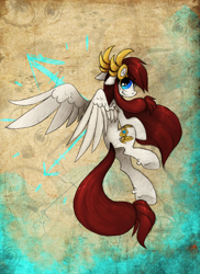 Size: 1694x2329 | Tagged: safe, artist:terror--bite, artist:the--cloudsmasher, artist:thecloudsmasher, imported from derpibooru, oc, oc only, oc:time pulse, pegasus, pony, cutie mark, digital art, female, mare, solo, steampunk