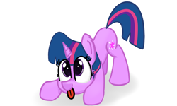 Size: 2000x1200 | Tagged: safe, artist:llamalauncher, imported from derpibooru, twilight sparkle, pony, atg 2020, cute, female, newbie artist training grounds, simple background, solo, tongue out, twiabetes, white background