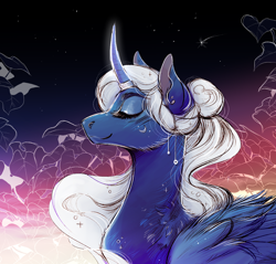 Size: 1312x1256 | Tagged: safe, artist:pumpkabooo, imported from derpibooru, princess luna, alicorn, pony, female, solo