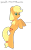 Size: 493x788 | Tagged: safe, artist:wrath-marionphauna, imported from derpibooru, applejack, pony, digital art, female, freckles, hatless, missing accessory, simple background, smiling, solo, transparent background