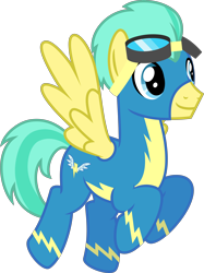 Size: 4000x5348 | Tagged: safe, artist:melisareb, imported from derpibooru, pickle barrel, pegasus, pony, .svg available, absurd resolution, clothes, cute, flying, goggles, male, older, older pickle barrel, picklebetes, show accurate, simple background, solo, stallion, transparent background, uniform, vector, wings, wonderbolts uniform