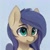 Size: 1024x1024 | Tagged: safe, artist:thisponydoesnotexist, imported from derpibooru, oc, oc only, pony, ai content, ai generated, blue background, female, generator:thisponydoesnotexist, mare, neural network, simple background, solo