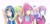 Size: 3045x1436 | Tagged: safe, artist:elioo, imported from derpibooru, indigo zap, lemon zest, sour sweet, sugarcoat, sunny flare, equestria girls, cybertronian, equestria bots, looking at you, shadow five, species swap, transformerfied, transformers