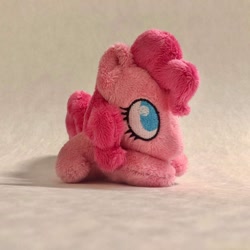 Size: 2048x2048 | Tagged: safe, artist:sew_adorkable, imported from derpibooru, pinkie pie, pony, female, plushie, smol, solo