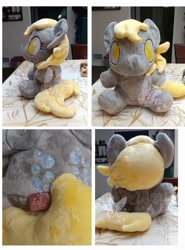Size: 796x1076 | Tagged: safe, artist:sew_adorkable, imported from derpibooru, derpy hooves, pegasus, pony, embroidery, irl, photo, plushie, solo