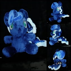 Size: 1024x1024 | Tagged: safe, artist:sew_adorkable, imported from derpibooru, princess luna, alicorn, pony, embroidery, irl, photo, plushie, solo