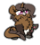 Size: 1777x1963 | Tagged: safe, artist:kimjoman, artist:php142, imported from derpibooru, part of a set, oc, oc only, oc:strawberry cocoa, monster pony, pegasus, pony, unicorn, blaze (coat marking), chest fluff, coat markings, colored hooves, commission, commissioner:rautamiekka, cute, eye clipping through hair, facial markings, fluffy, horn, impossibly large chest fluff, long mane, looking up, monster mare, simple background, sitting, solo, strawberries, strawberry, transparent background, unicorn oc, unshorn fetlocks, wrong eye color, ych result