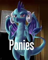 Size: 1024x1280 | Tagged: safe, artist:com3tfire, imported from derpibooru, princess ember, dragon, ancient aliens, dragoness, female, giorgio a. tsoukalos, history channel, meme, solo, text