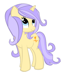 Size: 894x894 | Tagged: safe, artist:vaileaa, imported from derpibooru, oc, oc only, oc:sunshine, pony, unicorn, horn, simple background, solo, transparent background, unicorn oc