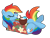 Size: 1024x771 | Tagged: safe, artist:kabuvee, imported from derpibooru, rainbow dash, pegasus, pony, backwards cutie mark, clothes, coconut, female, food, hawaiian shirt, one eye closed, shirt, simple background, solo, transparent background, wink