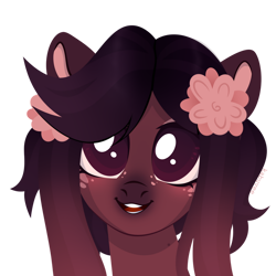 Size: 1024x1024 | Tagged: safe, artist:kabuvee, imported from derpibooru, oc, oc only, pony, bust, cute, female, mare, portrait, simple background, solo, transparent background