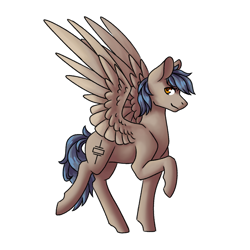 Size: 2000x2000 | Tagged: safe, artist:flaming-trash-can, imported from derpibooru, oc, oc only, oc:phase noise, pegasus, pony, solo