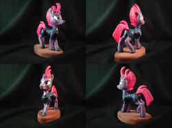 Size: 3189x2385 | Tagged: safe, artist:bomzzzik, imported from derpibooru, fizzlepop berrytwist, tempest shadow, pony, unicorn, antagonist, armor, broken horn, female, figure, figurine, handmade, horn, irl, model, photo, solo