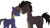 Size: 2000x1100 | Tagged: safe, artist:yaaaco, artist:yaco, imported from derpibooru, derpy hooves, doctor whooves, time turner, earth pony, pegasus, pony, cute, derpabetes, doctorderpy, eyes closed, female, male, mare, nuzzling, shipping, simple background, stallion, straight, white background