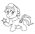 Size: 3017x2960 | Tagged: artist needed, source needed, safe, artist:supermeb90, imported from derpibooru, oc, oc only, oc:esperanta poneo, earth pony, pony, chibi, closed mouth, clothes, colt, commission, cute, esperanto, male, monochrome, solo