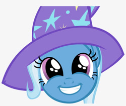 Size: 602x509 | Tagged: artist needed, source needed, useless source url, safe, imported from derpibooru, trixie, clothes, cute, diatrixes, happy, hat, looking at you, smiling, smiling at you, trixie's hat