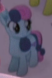 Size: 172x257 | Tagged: safe, imported from derpibooru, screencap, blueberry taffy, earth pony, pony, my little pony: the movie, background pony, cropped, female, happy, looking up, mare, op i can't see shit, solo focus, unnamed character, unnamed pony