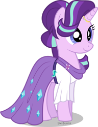 Size: 1280x1671 | Tagged: safe, artist:limedazzle, imported from derpibooru, starlight glimmer, pony, clothes, cute, dress, female, glimmerbetes, show accurate, simple background, solo, transparent background, vector, wedding dress