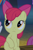 Size: 408x612 | Tagged: safe, imported from derpibooru, screencap, apple bloom, pony, sleepless in ponyville, adorabloom, cropped, cute, female, sitting, solo