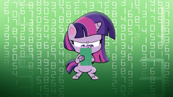 Size: 1920x1080 | Tagged: safe, imported from derpibooru, screencap, twilight sparkle, alicorn, pony, a camping we will go, my little pony: pony life, spoiler:pony life s01e15, calculator, fancy mathematics, female, g4.5, mare, math, solo, the matrix, twilight sparkle (alicorn)