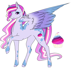 Size: 2603x2480 | Tagged: safe, artist:oneiria-fylakas, imported from derpibooru, pinkie pie, rainbow dash, oc, oc only, pony, female, fusion, simple background, solo, transparent background