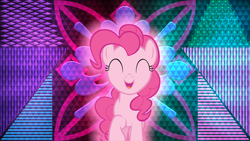 Size: 2560x1440 | Tagged: safe, artist:laszlvfx, artist:ocarina0ftimelord, edit, imported from derpibooru, pinkie pie, earth pony, pony, female, solo, wallpaper, wallpaper edit