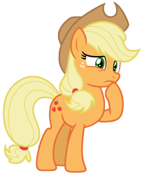 Size: 5483x6750 | Tagged: safe, artist:estories, imported from derpibooru, applejack, earth pony, pony, absurd resolution, female, simple background, solo, transparent background, vector