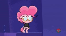 Size: 1669x929 | Tagged: safe, imported from derpibooru, screencap, pinkie pie, pony, my little pony: pony life, spoiler:pony life s01e26, bipedal, female, g4.5, keynote pie, pinkie jobs, solo