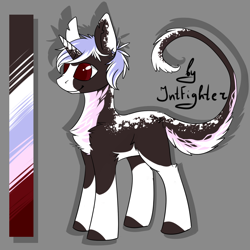 Size: 1024x1024 | Tagged: safe, artist:intfighter, imported from derpibooru, oc, oc only, pony, unicorn, chest fluff, colored hooves, horn, leonine tail, reference sheet, solo, unicorn oc