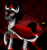 Size: 800x850 | Tagged: safe, artist:katya, imported from derpibooru, grogar, king sombra, pony, captured, dark, darkness, lava, male, obsidian, solo, stone, tartarus, young