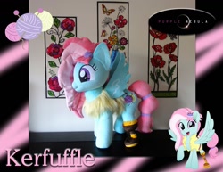 Size: 1280x990 | Tagged: safe, artist:purplenebulastudios, imported from derpibooru, kerfuffle, pony, irl, photo, plushie, solo