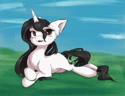 Size: 1280x985 | Tagged: safe, artist:coldtrail, imported from derpibooru, oc, oc only, oc:inkwell, pony, unicorn, artfight 2020, female, mare, simple background, solo