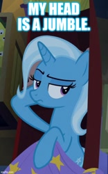 Size: 500x800 | Tagged: safe, imported from derpibooru, trixie, road to friendship, caption, image macro, text