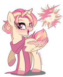 Size: 1300x1600 | Tagged: safe, artist:gihhbloonde, imported from derpibooru, oc, oc only, alicorn, pony, base used, female, magical lesbian spawn, mare, offspring, parent:lightning dust, parent:oc:crystal sunshine, parents:canon x oc, simple background, solo, transparent background